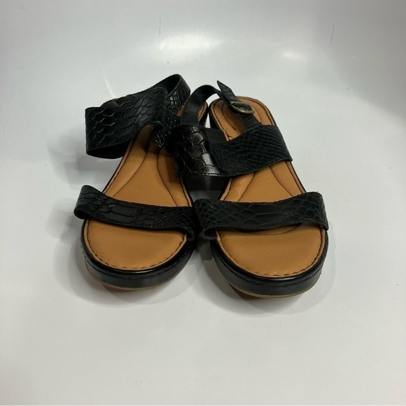 Born black leather clog Sandals size 8 - Picture 2 of 6